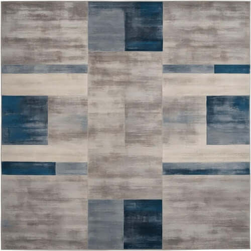 Grey and Blue: A Harmonious Combination for Rugs