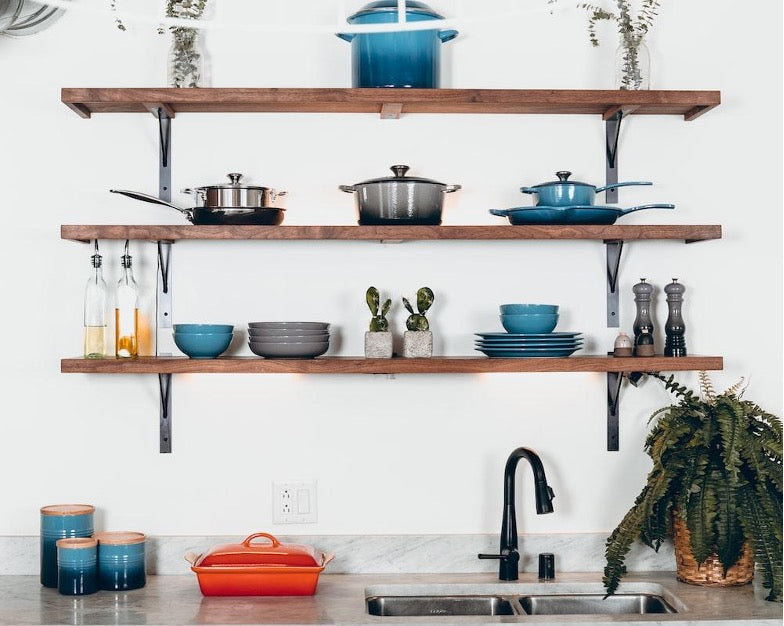 7 Kitchen Shelving Ideas for a Productive Cooking Space