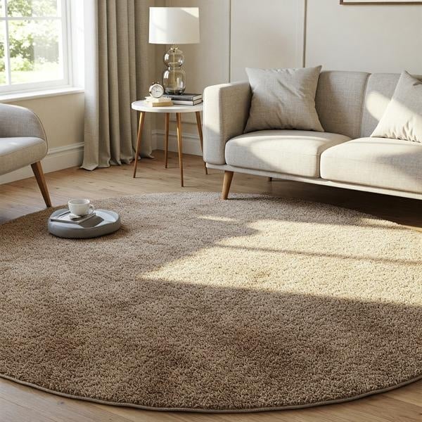 round washable rug