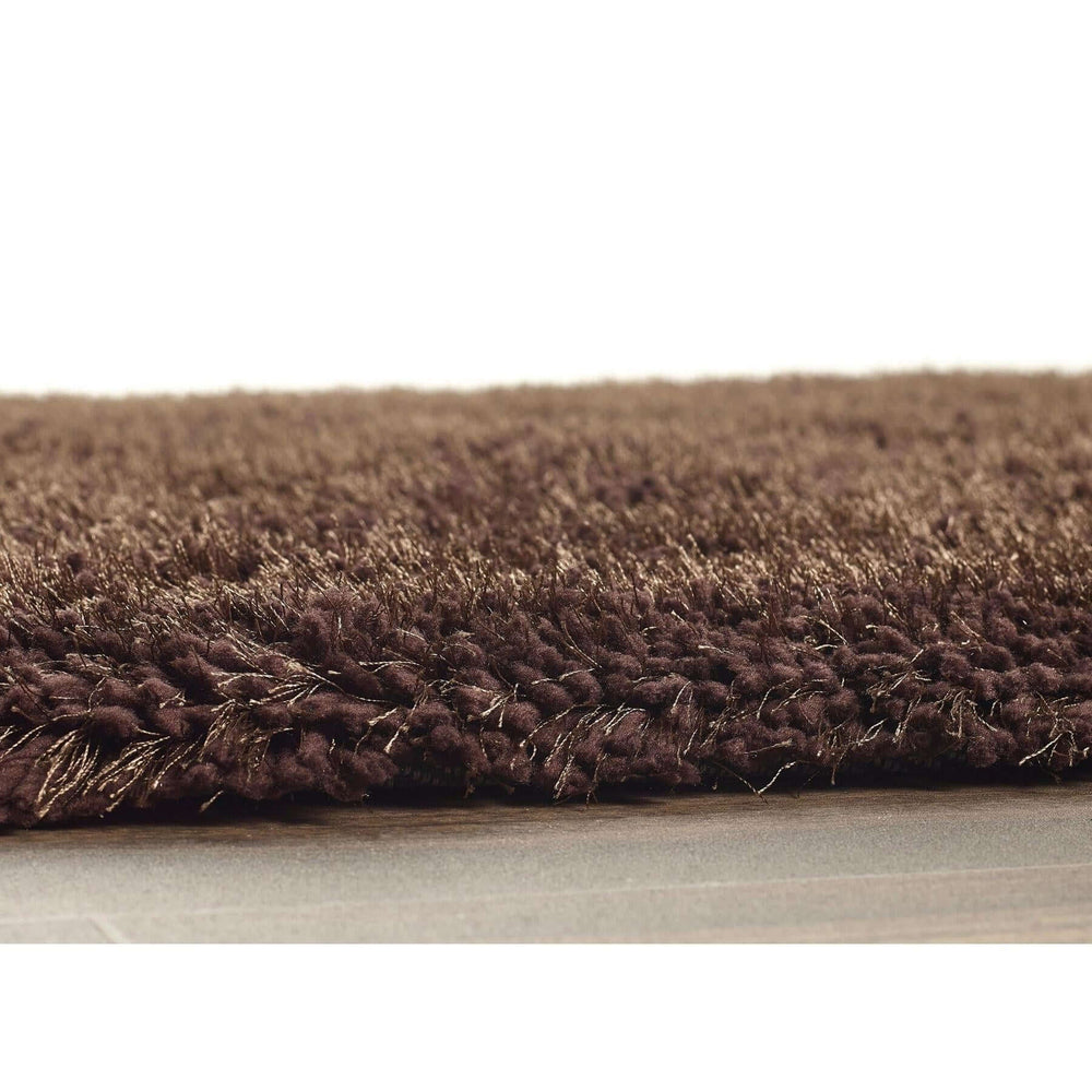 Chicago Chocolate Brown Shaggy Rug