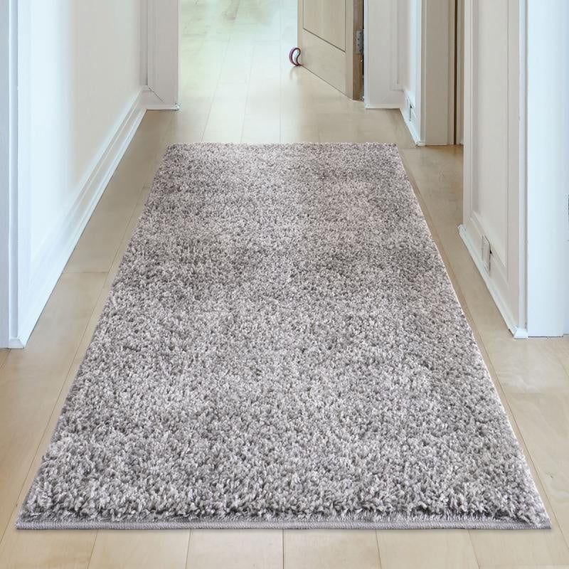 Modern Luxury Grey Shaggy Area Rug | The Rugs Collection