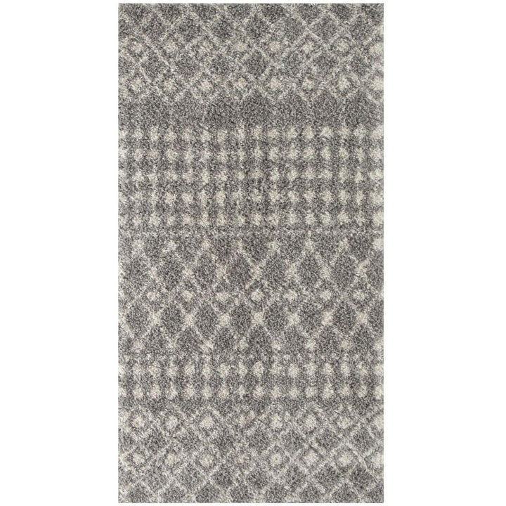 Moroccan-style thick shaggy rug pet-friendly, easy to clean