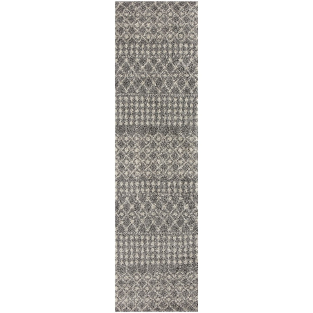 Moroccan-style thick shaggy rug pet-friendly, easy to clean