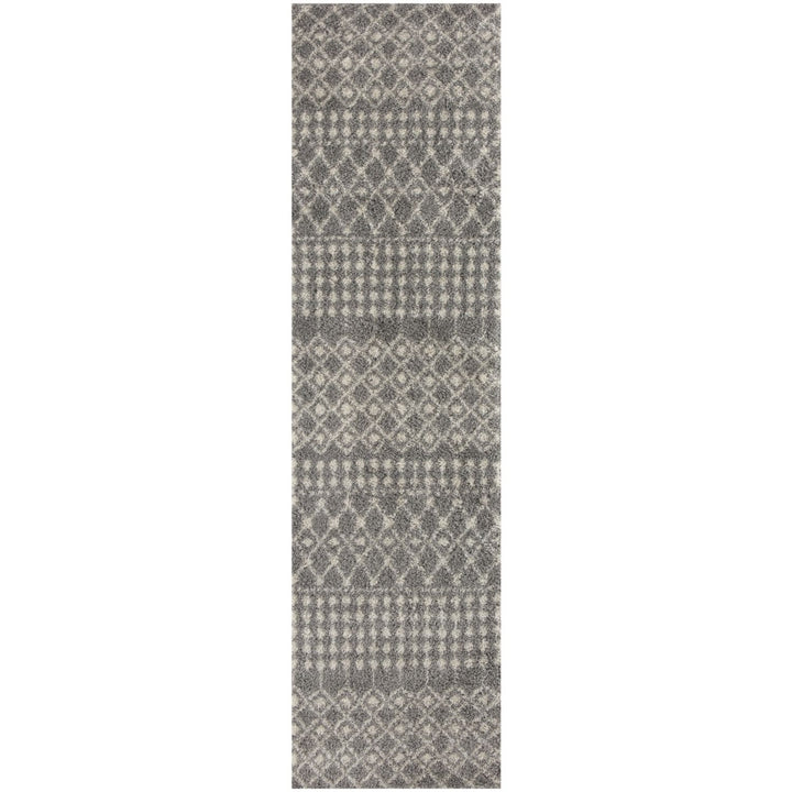Moroccan-style thick shaggy rug pet-friendly, easy to clean
