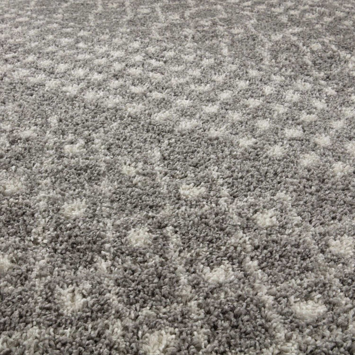 Moroccan-style thick shaggy rug pet-friendly, easy to clean