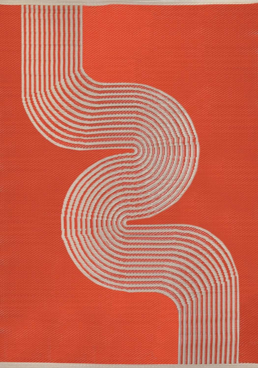 Urban Outdoor Rug Terra & Beige | Geometric Design -The Rugs