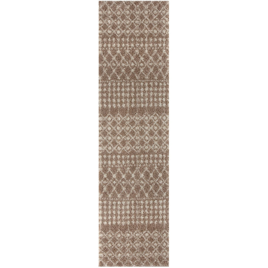 Moroccan-style thick shaggy rug 30 mm pile, non-shedding, pet-friendly, and easy to clean