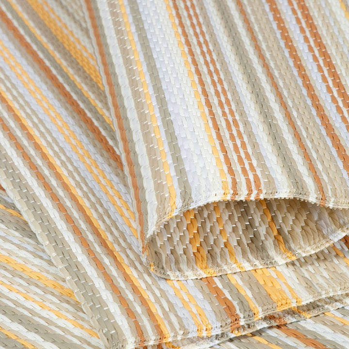 Rainbow Outdoor Rug Beige | Vibrant Geometric Patterns