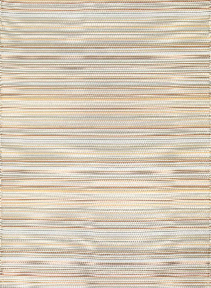 Rainbow Outdoor Rug Beige | Vibrant Geometric Patterns