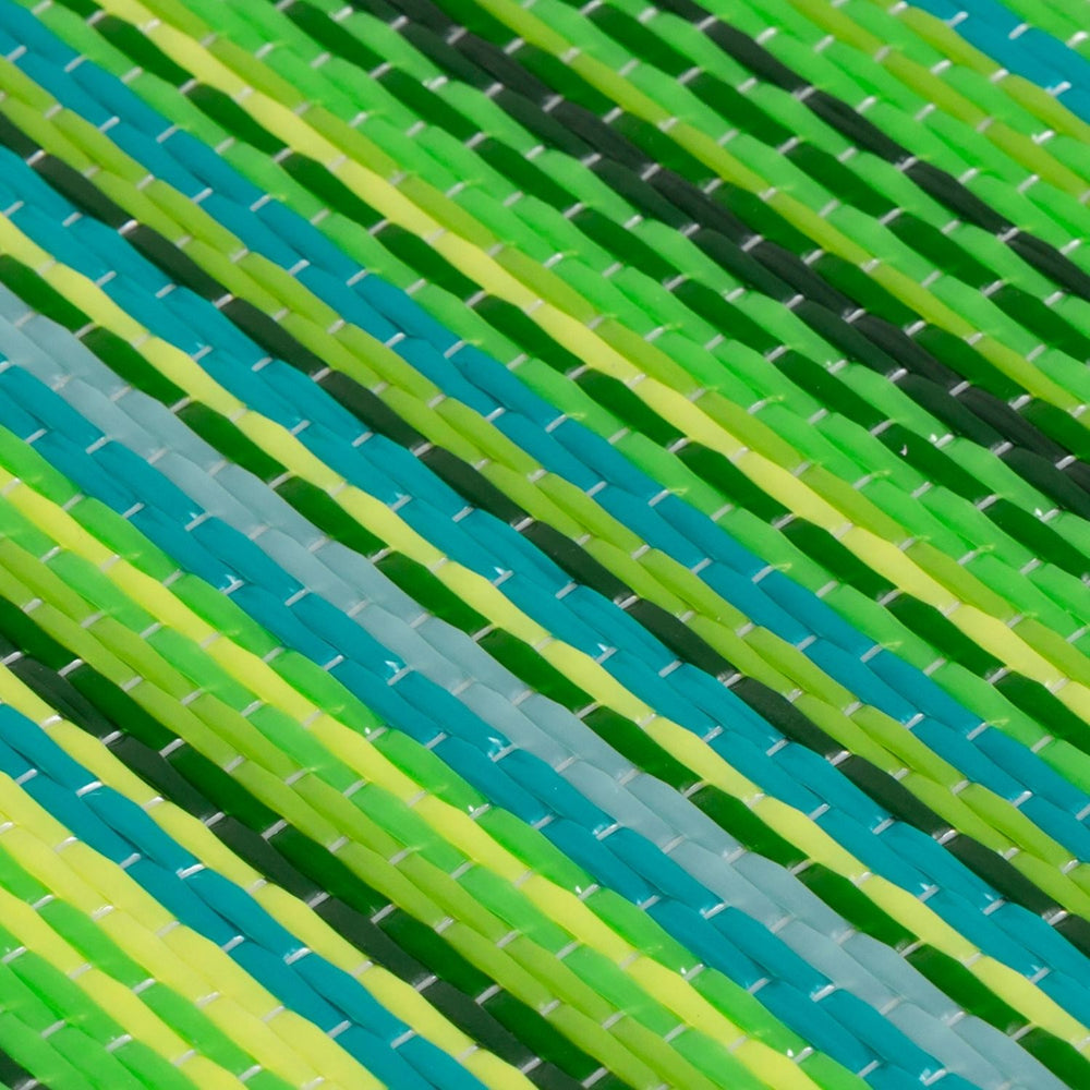 Rainbow Outdoor Rug Green: Vibrant Patio Decor | The Rugs