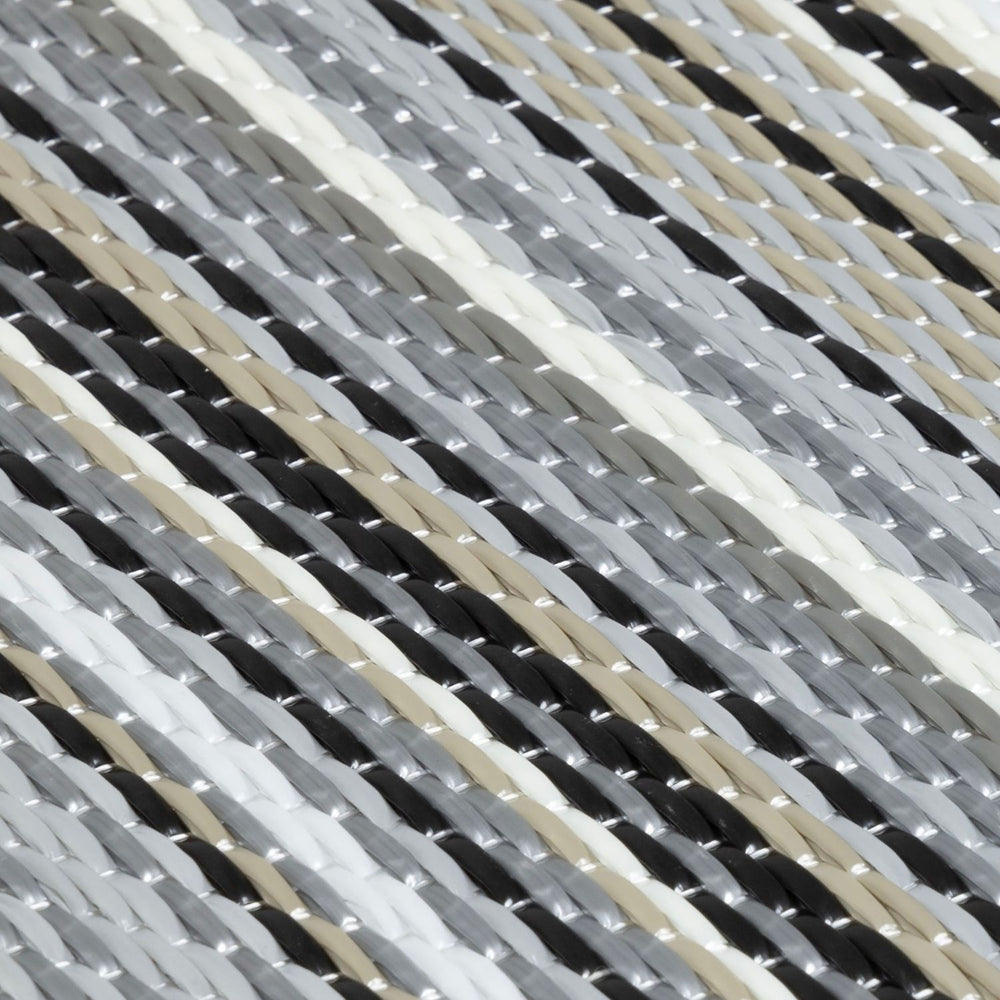 Rainbow Outdoor Rug Grey | Vibrant Patio Decor - The Rugs