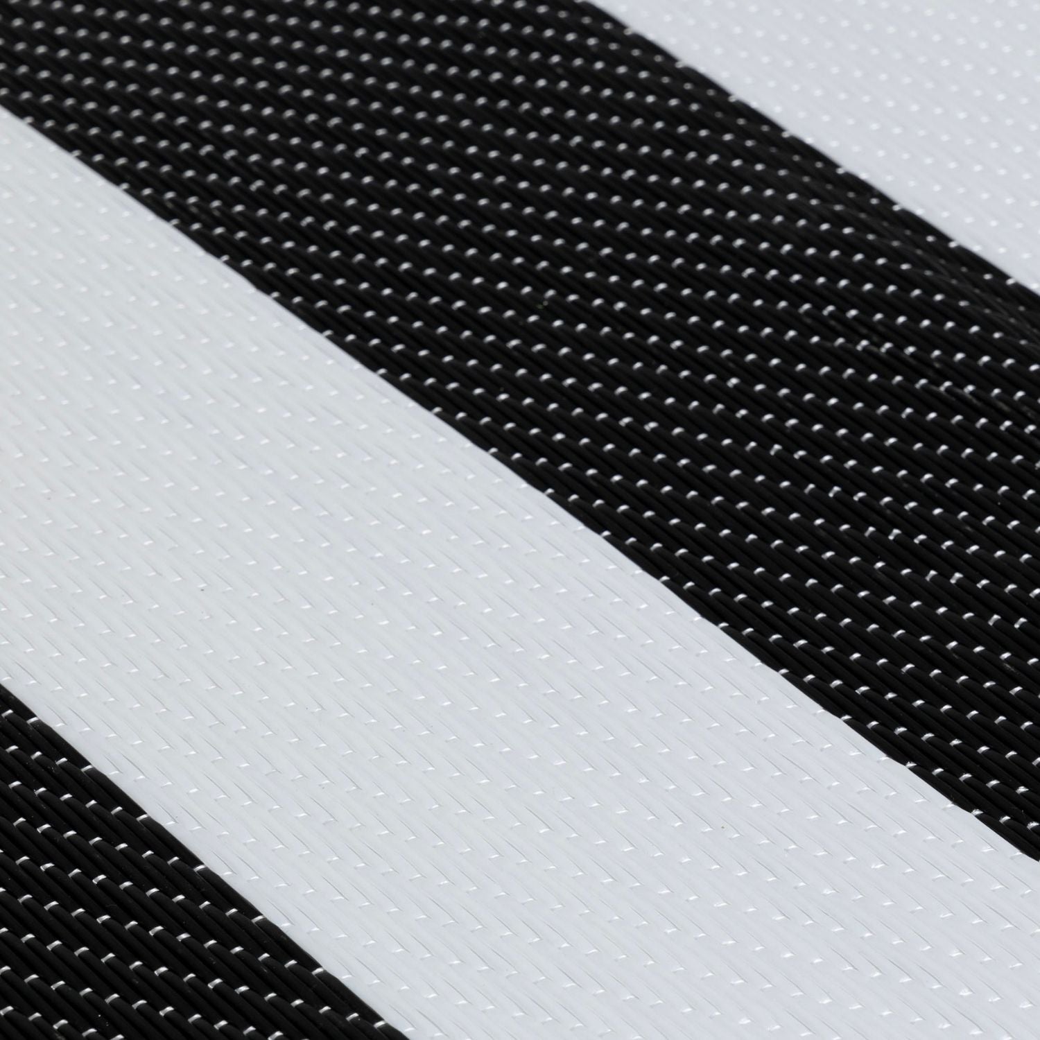 Rainbow Outdoor Rug | Black & White Geometric | The Rugs
