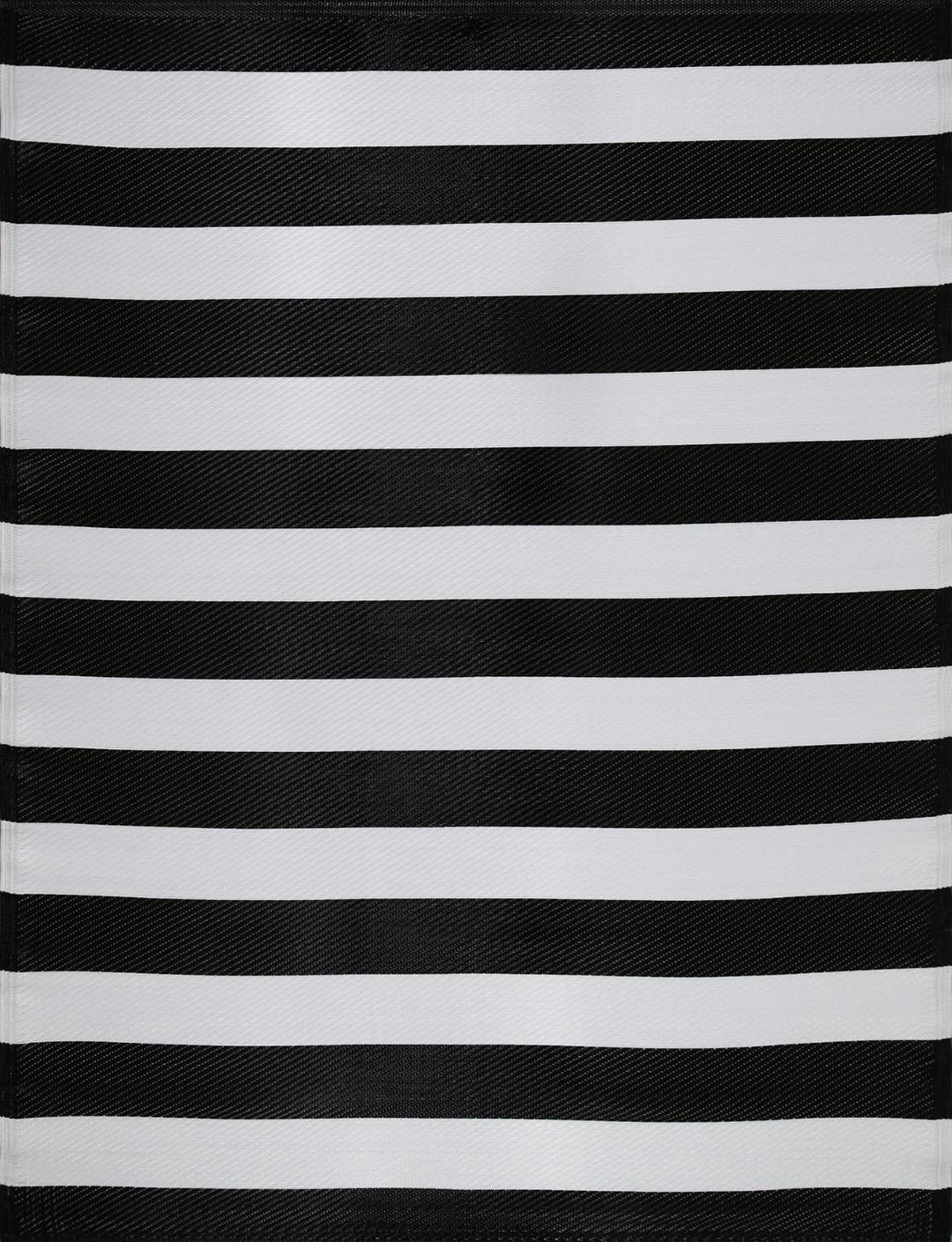Rainbow Outdoor Rug | Black & White Geometric | The Rugs