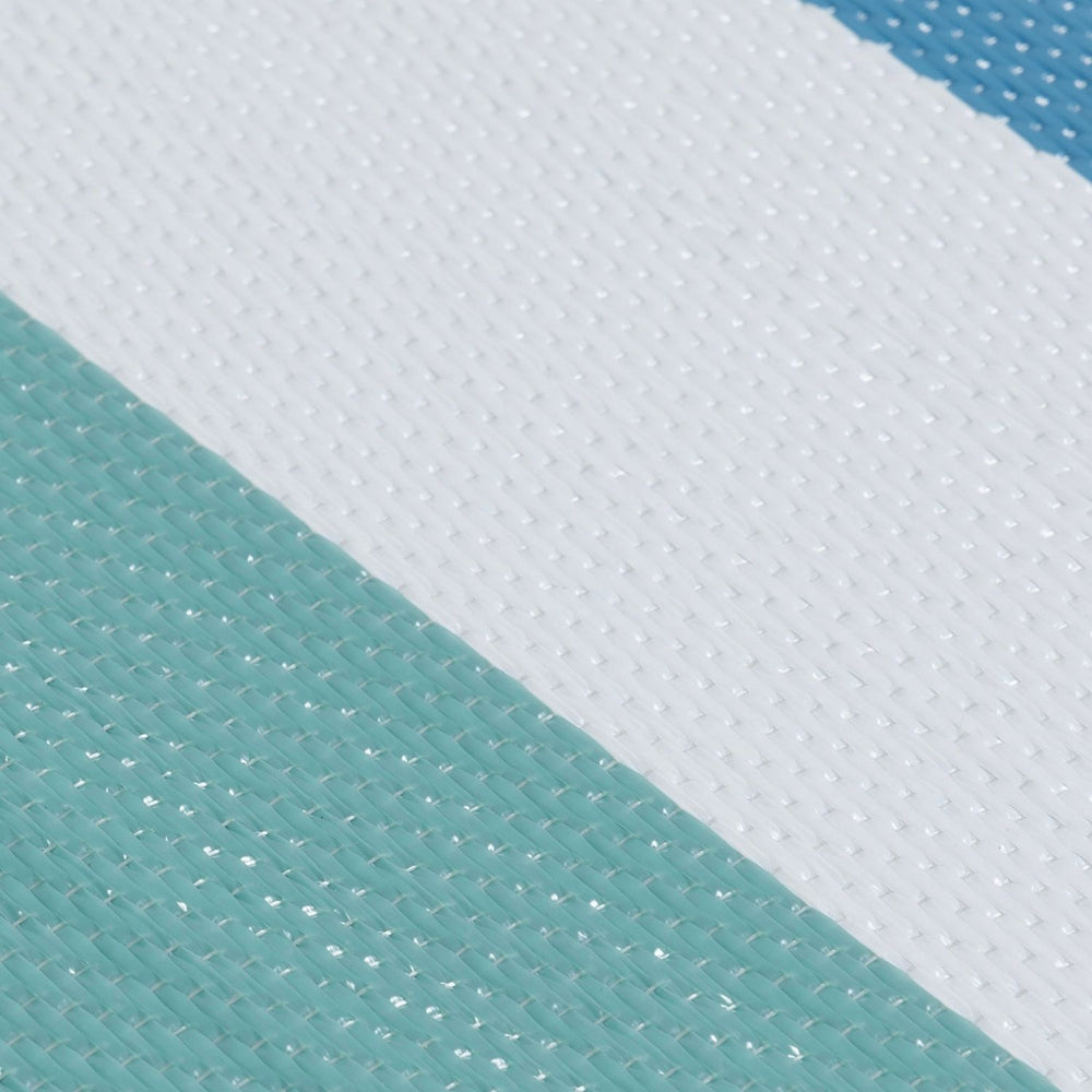 Rainbow Outdoor Rug Blue | The Rugs