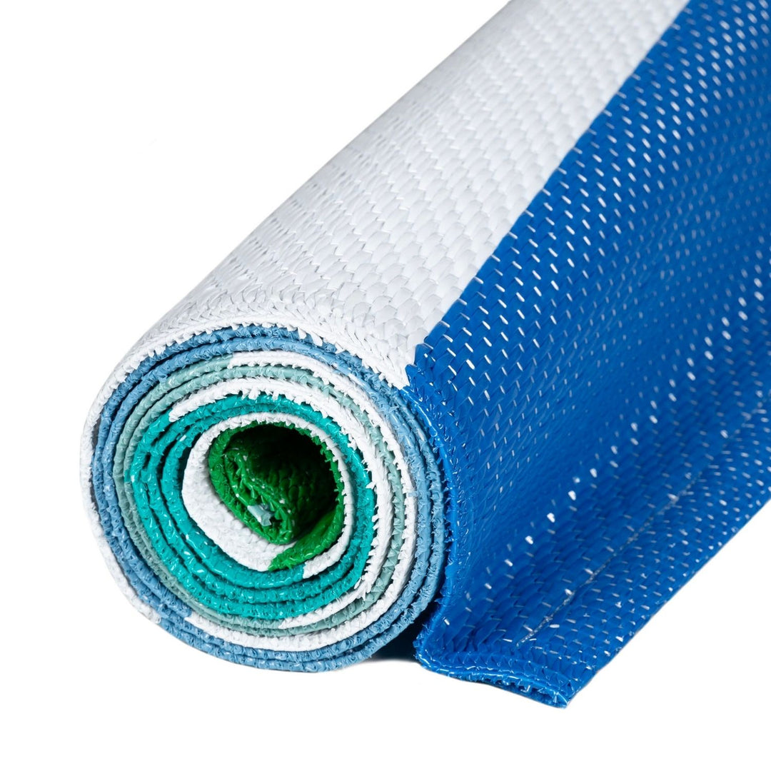 Rainbow Outdoor Rug Blue | The Rugs