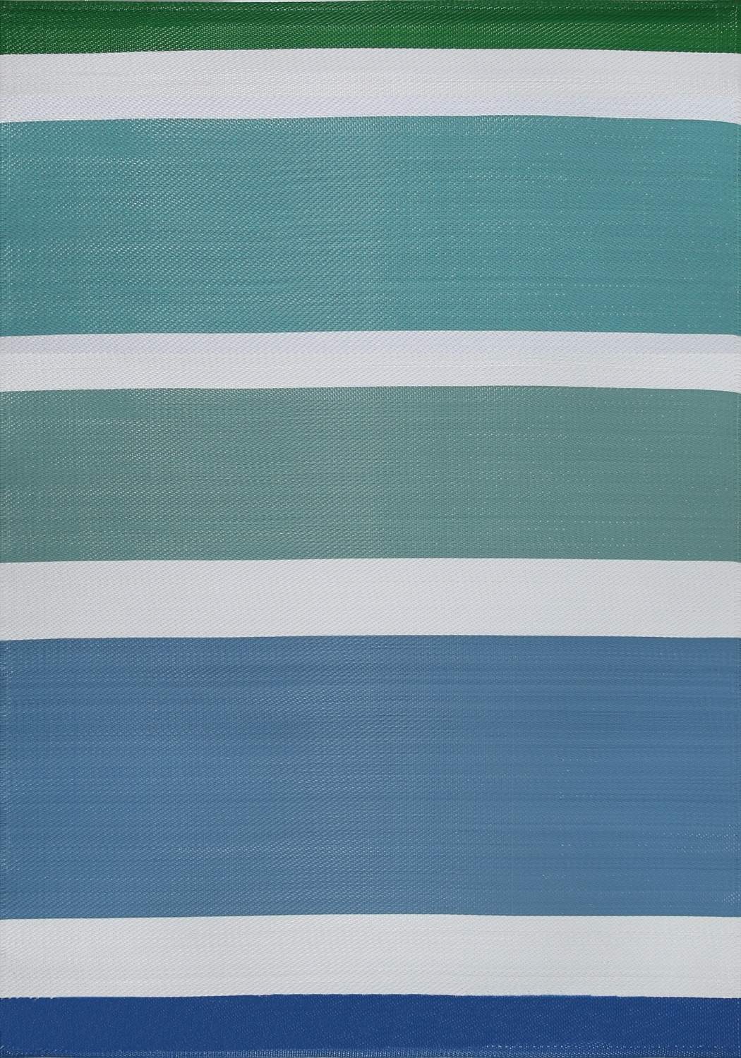 Rainbow Outdoor Rug Blue | The Rugs