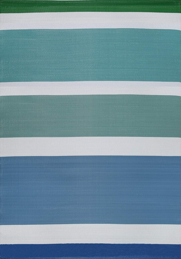 Rainbow Outdoor Rug Blue | The Rugs