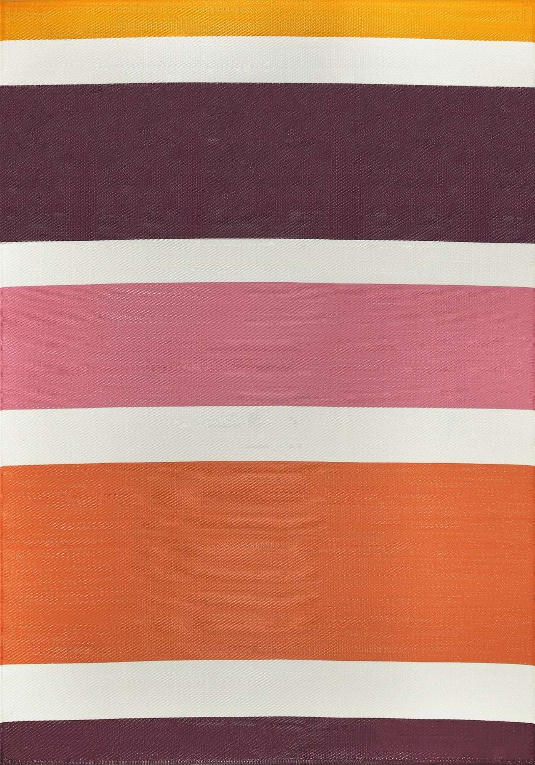 Rainbow Outdoor Rug Pink | Patio Decor | The Rugs