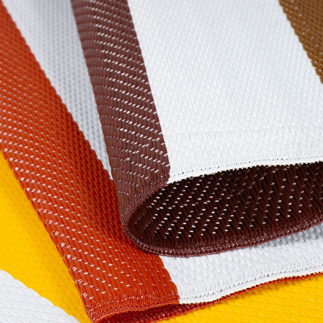 Outdoor Yellow Rug Lightweight Water resistant | The Rugs