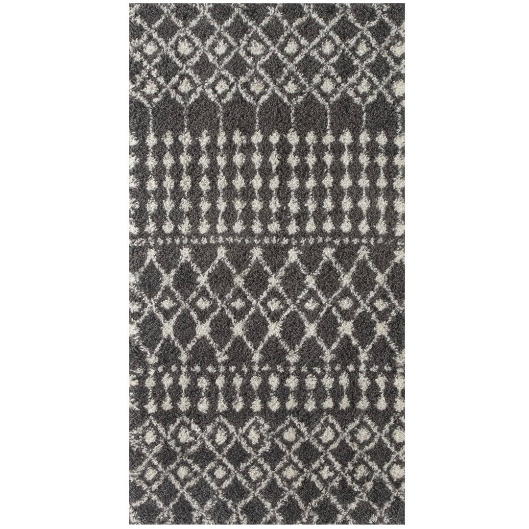 Moroccan-style thick shaggy rug non-shedding