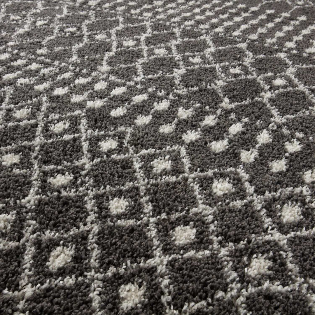 Moroccan-style thick shaggy rug non-shedding