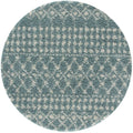 Moroccan Duck Egg Blue Shaggy Rug | 1050