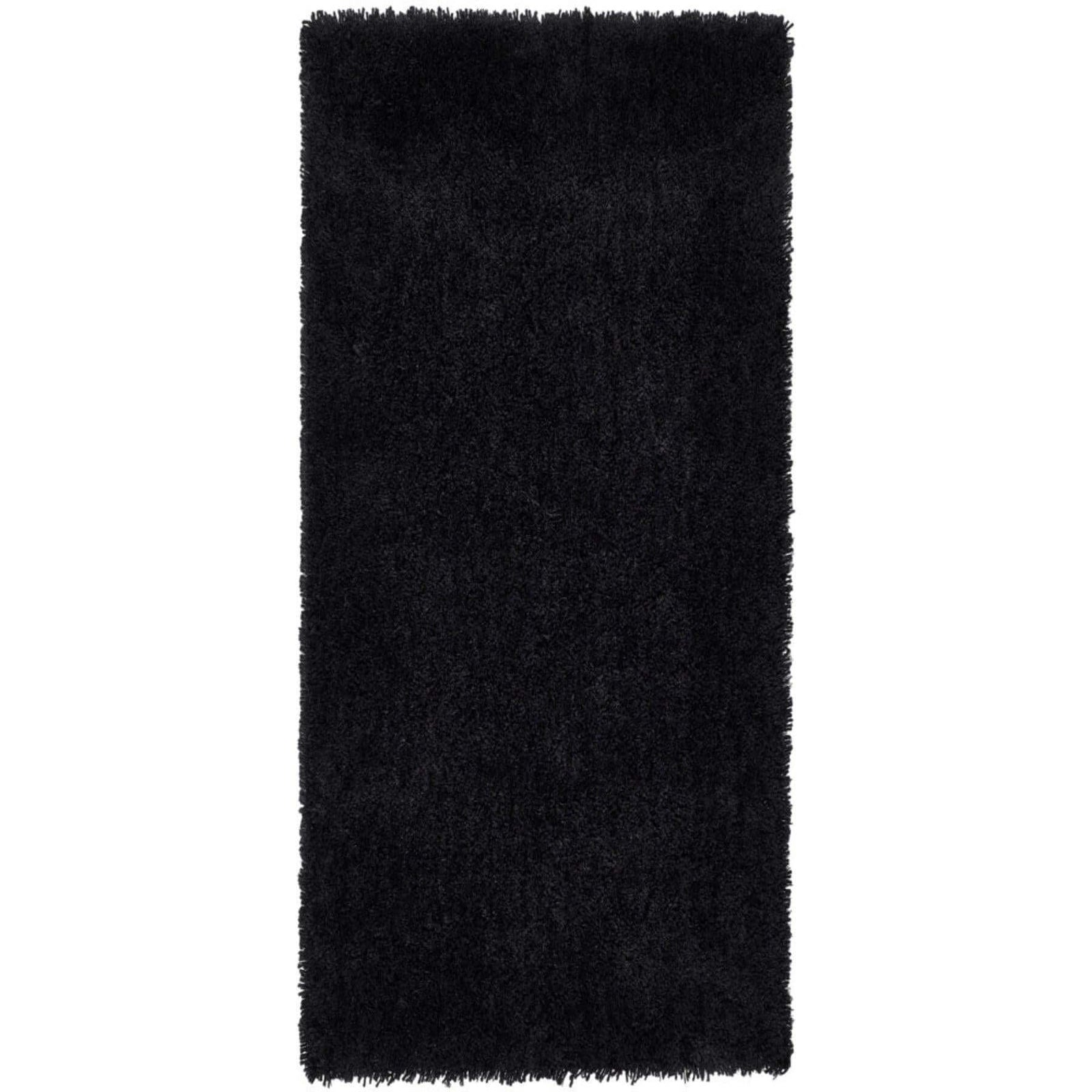 Chicago Black Shaggy Rug | Contemporary Comfort | The Rugs