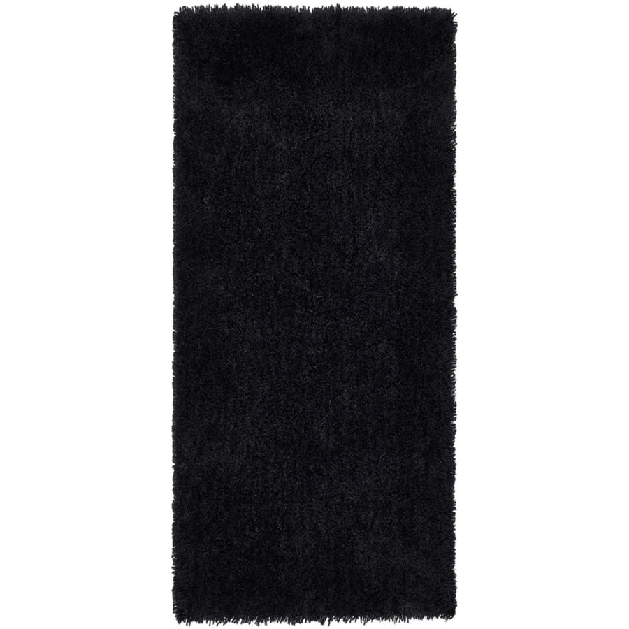 Chicago Black Shaggy Rug