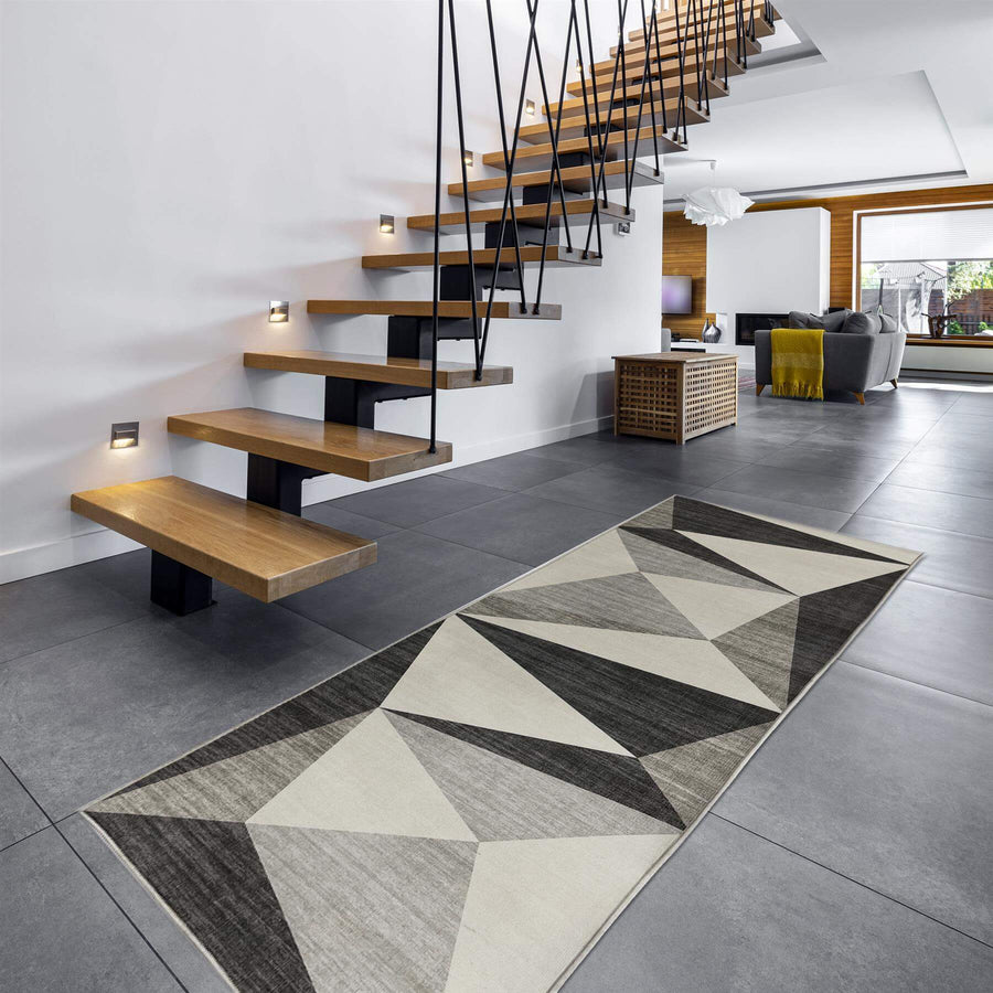 Tokyo Geo Grey Rug