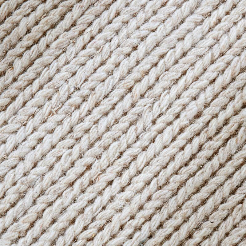 The Rugs Handwoven Natural Wool Rug - Sustainable Elegance