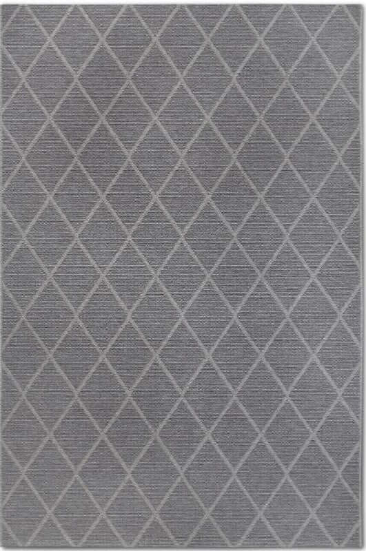 The Rugs Diamond Design Natural Wool Rug | Unique Style