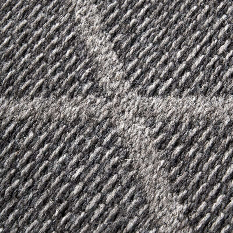 The Rugs Diamond Design Natural Wool Rug | Unique Style