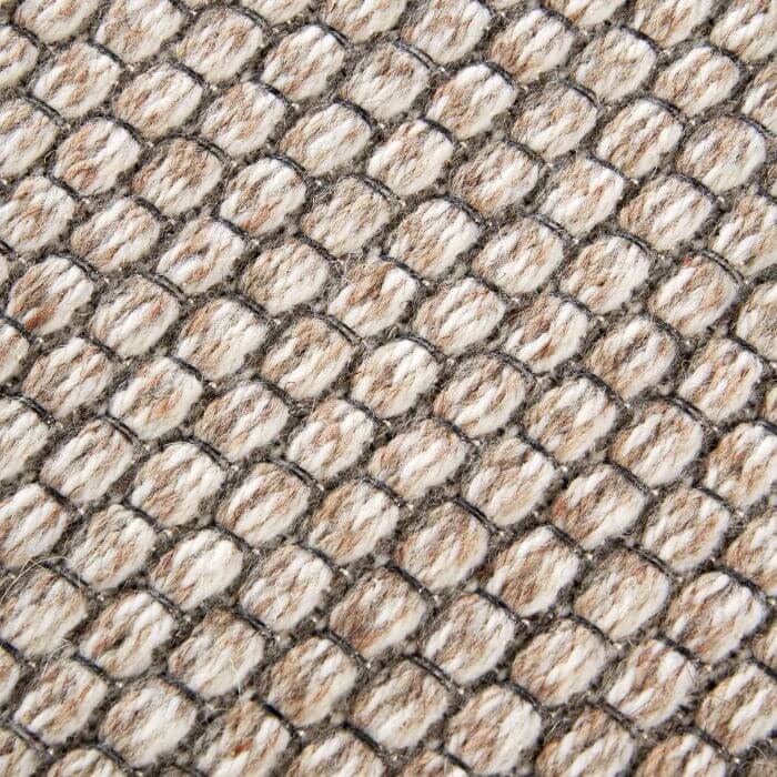 The Rugs Natural Wool Rug – Dots Design: Unique Eco-Friendly