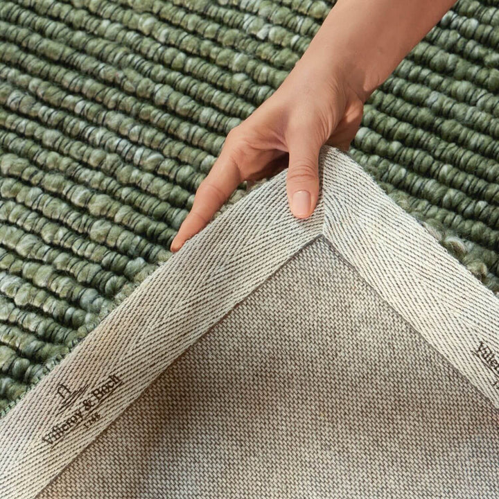Villeroy &amp; Boch 1852 Rug Wilma Green Multicolour, textured design, hand-woven, simple to clean, soft durable pile.