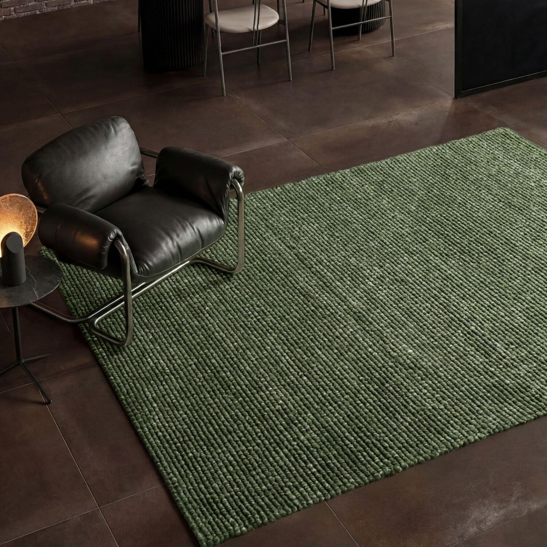 Villeroy &amp; Boch 1852 Rug Wilma Green Multicolour, textured design, hand-woven, simple to clean, soft durable pile.