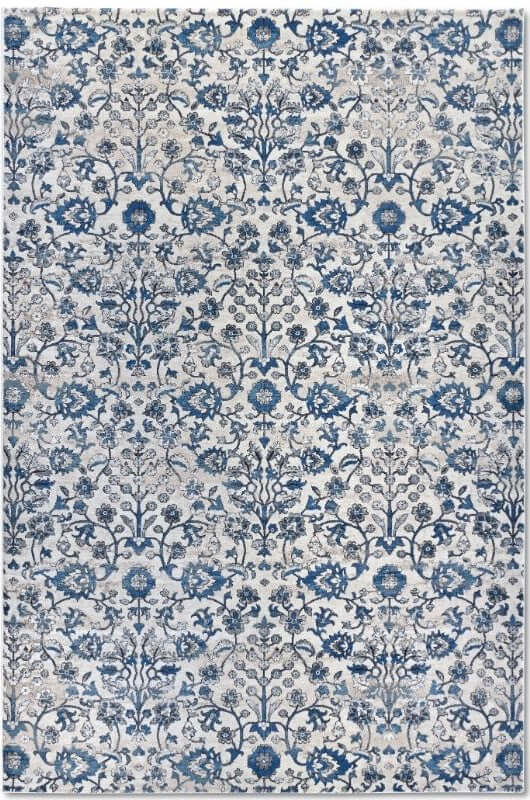 The Rugs Vintage Floral Design Short Pile Rug