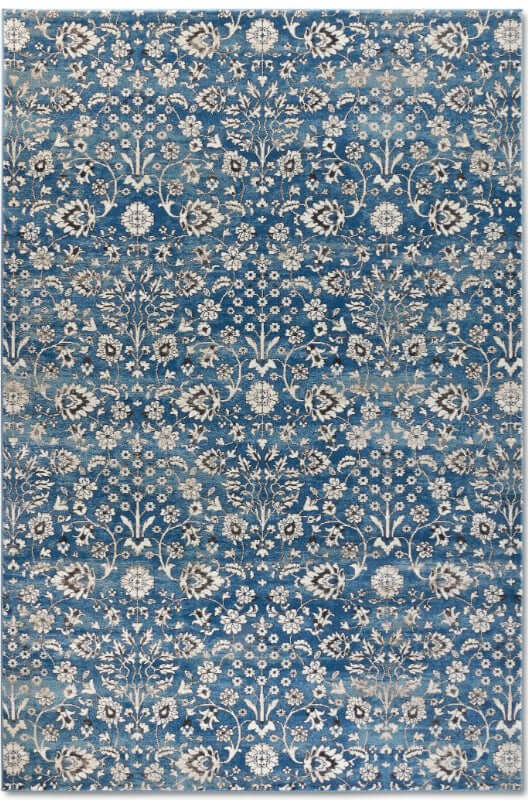 The Rugs Vintage Floral Design Short Pile Rug