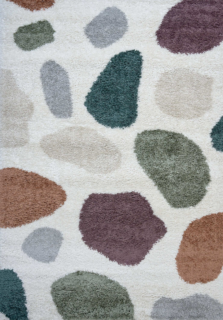 Moodi Shaggy Multicolour, 30 mm thick pile, underfloor heating | THE RUGS