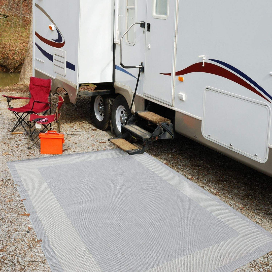 Bordered Design Outdoor Rug for Garden | The Rugs
