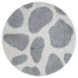 Moodi Shaggy Grey Rug, Underfloor heating, soft pile | THE RUGS