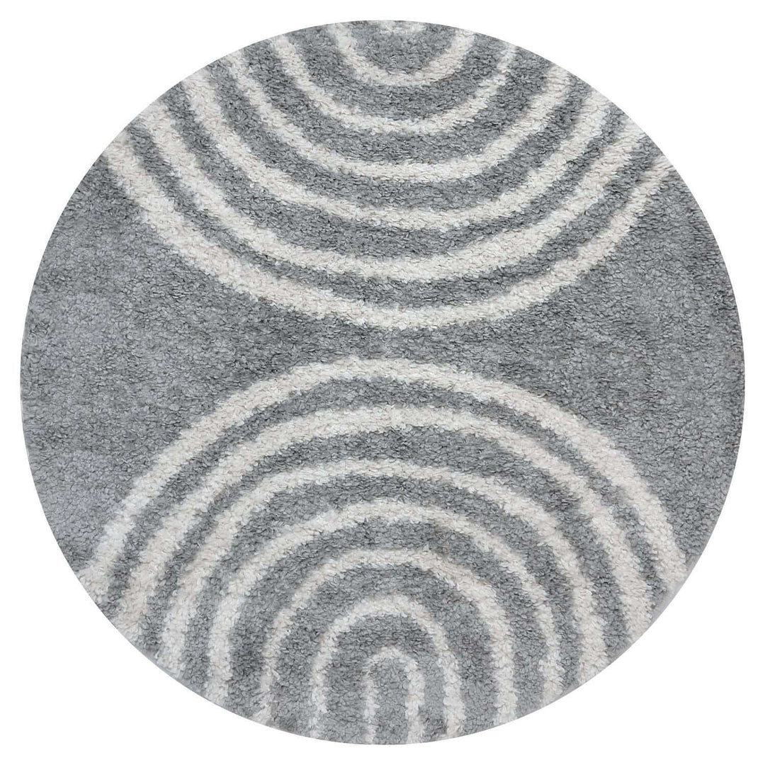 Moodi Shaggy Grey Rug, scandinavian design, underfloor heating | THE RUGS