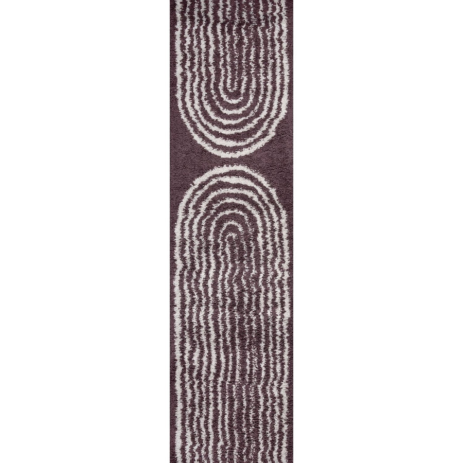 Moodi Shaggy Purple Rug, 30 mm soft & durable pile, warmth underfoot, scandinavian design | THE RUGS