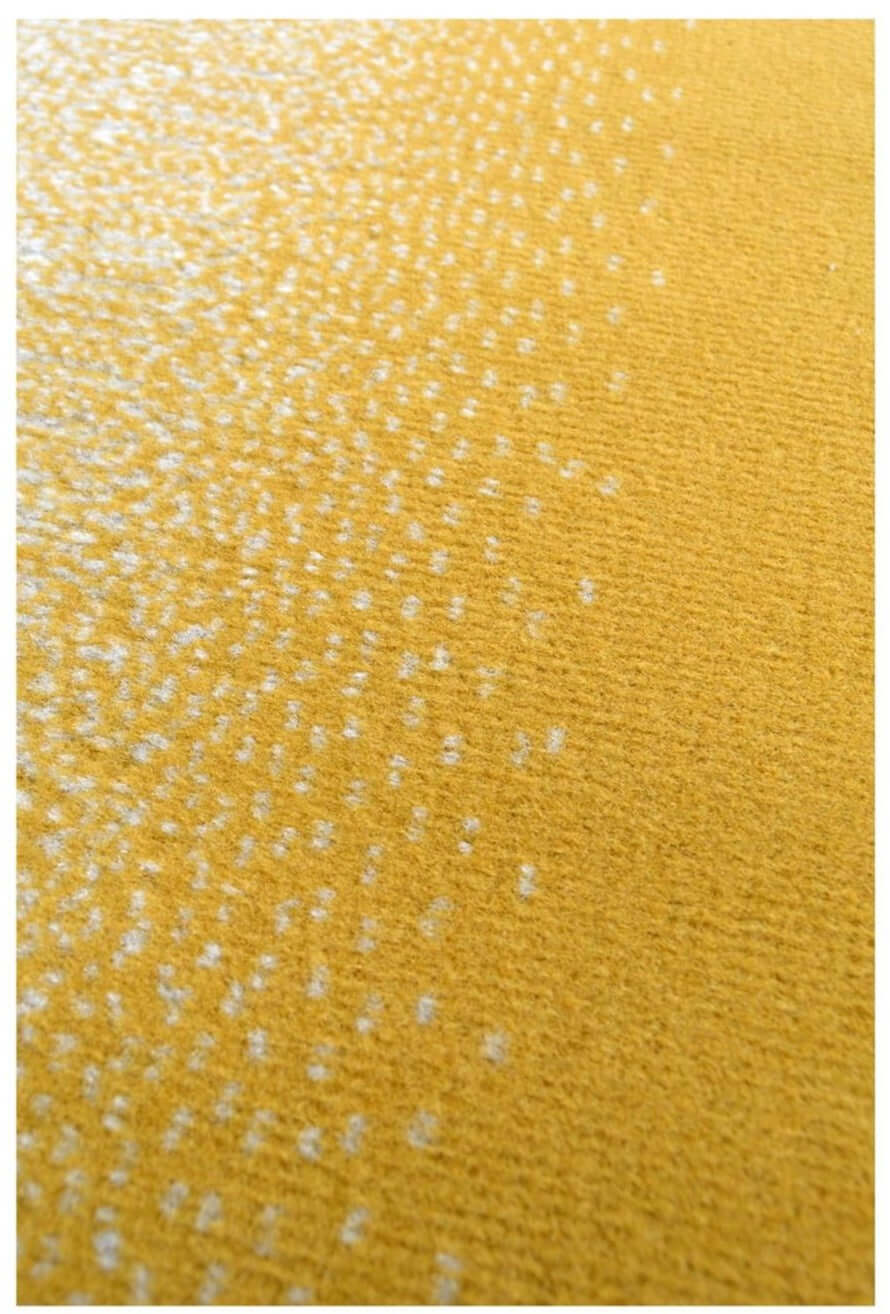 Ombre Design Living Room Rug in Yellow