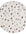 Moodi Shaggy Grey/Purple Rug, dots design, underfloor heating rug | THE RUGS