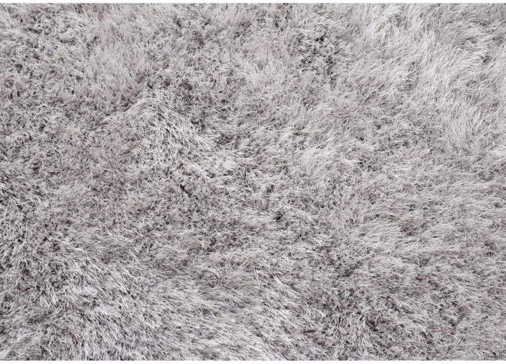 Extravagance Silver Grey Shaggy Rug