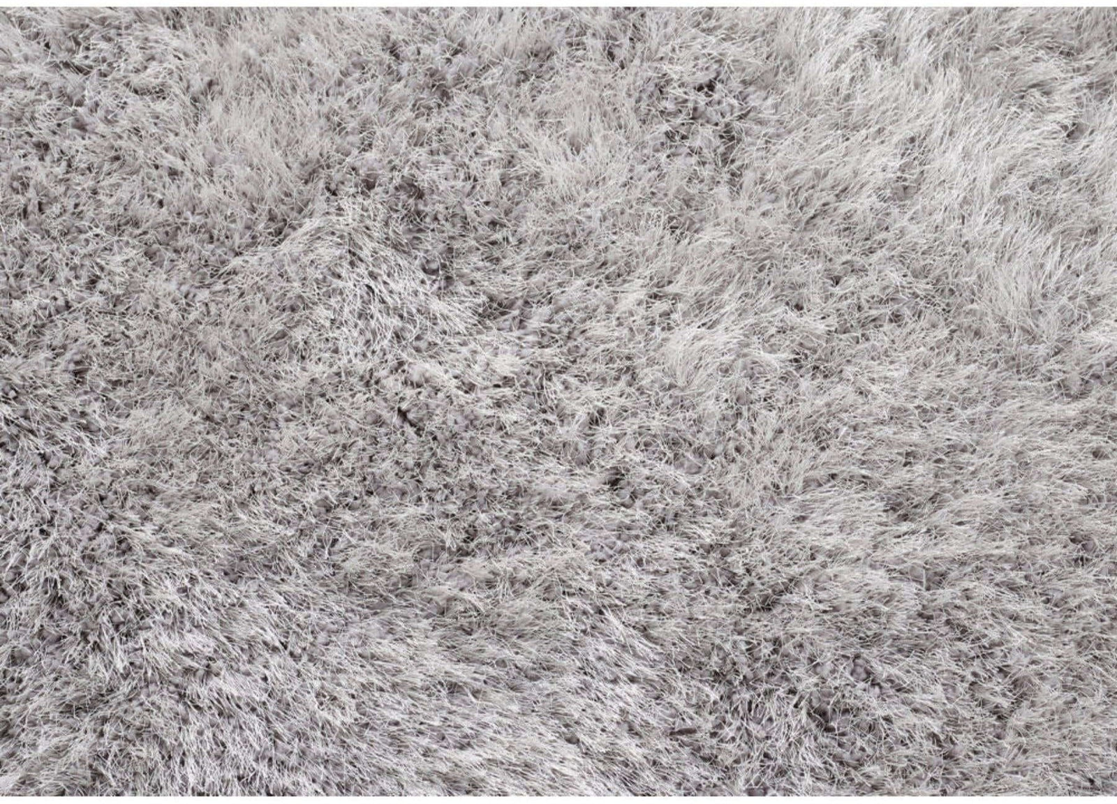 Extravagance Silver Grey Shaggy Rug | 60s Retro Glamour