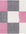 Geometric Design Thick Shaggy Area Rugs Pink