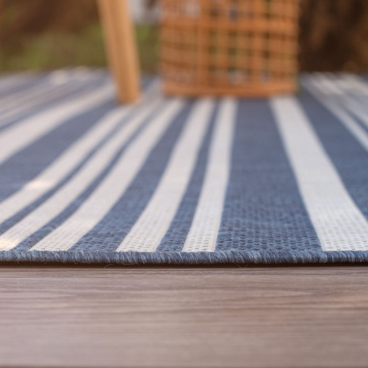 Striped Design Outdoor Rug for Garden | The Rugs