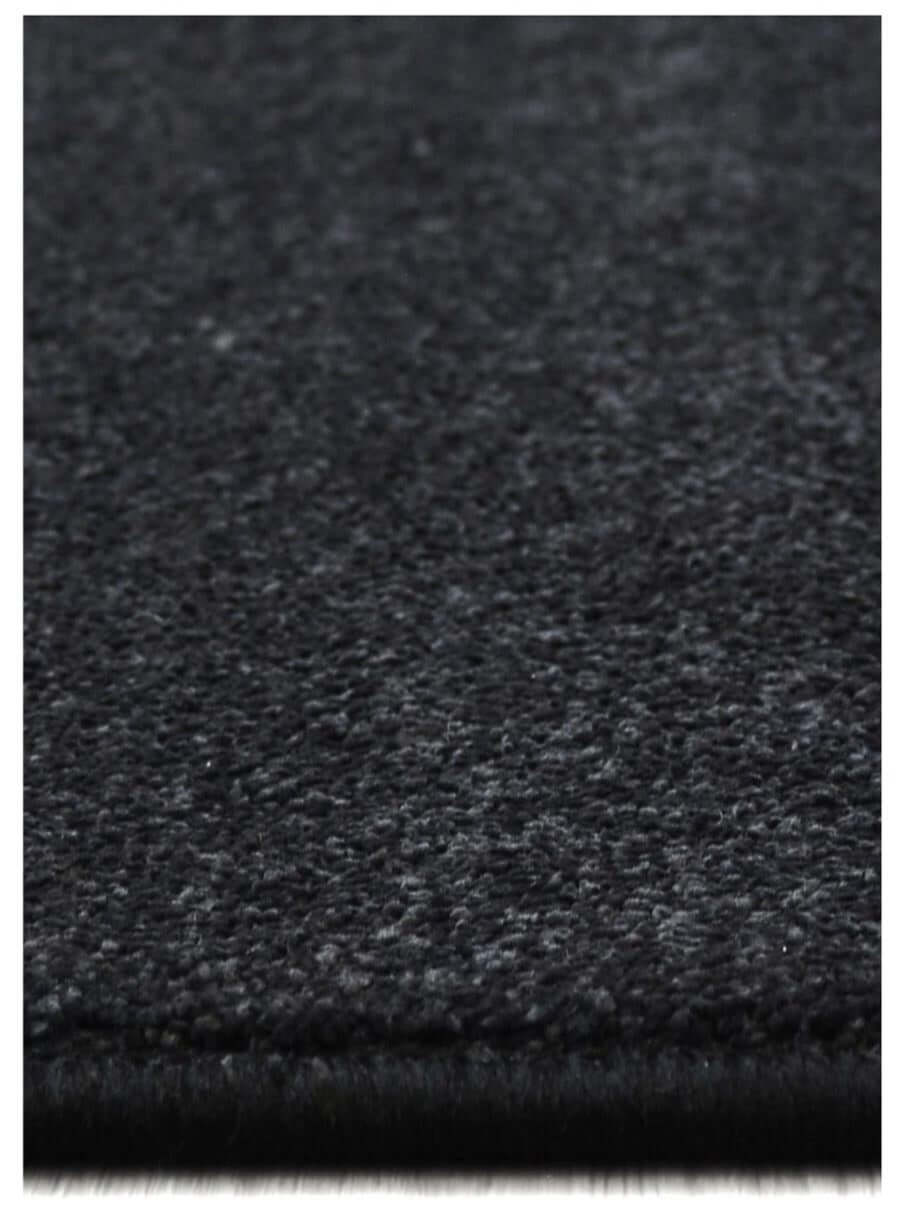 Eco-Friendly Recycled Low Pile Rug in Charcoal