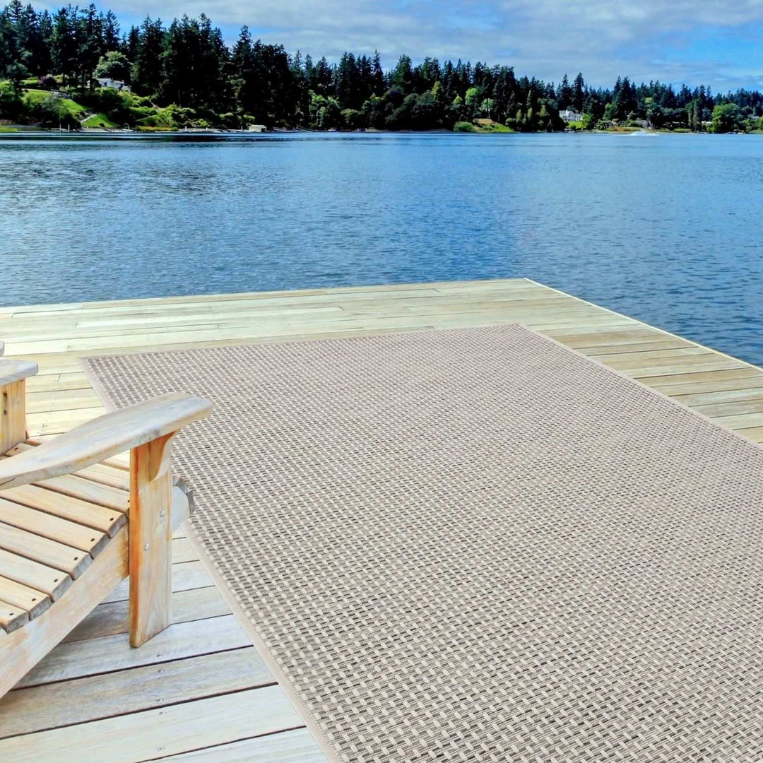Cream Outdoor Rug for Patio and Garden | The Rugs